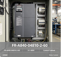Variateur de fréquence Mitsubishi FR-A840-04810-2-60 185KW 380V-480V 3 phases, contrôle vectoriel sans capteur, moteur 361A 590Hz