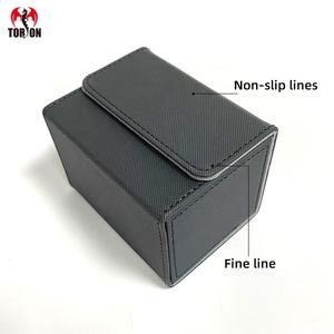   Boîte de rangement pour collection de cartes T156 YU-GI-OH avec revêtement en cuir PU et en flanelle pour jeux de société (emballage personnalisable) - Product Image 3
