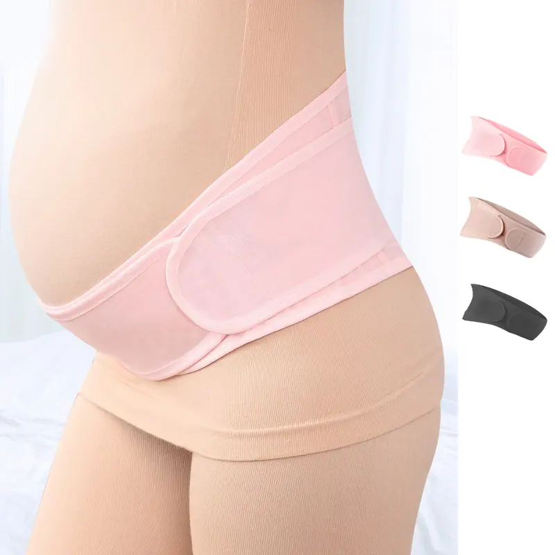 Wholesale OEM Cotton Pregnant Breathable Adjusted Abdominal Maternity Pregnancy Abdomen Support Belly Belt for Women