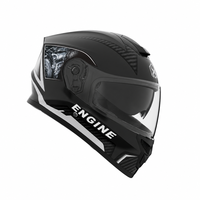 Casque intégral de moto électrique unisexe homologué DOT, double visière, boucle à dégagement rapide, design élégant, adapté à toutes les saisons