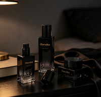 Botol Pompa Semprot Serum Perawatan Kulit Hitam Gradasi Kelas Atas 20ml 30ml 50ml 100ml 120ml Botol Lotion Kaca 30g 50g