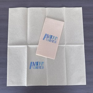 Serviettes de table en papier Airlaid pour mariage, 40x40cm, impression de logo personnalisé, vente en gros, directement de l'usine pour restaurants, banquets, <span class=keywords><strong>HoReCa</strong></span> - Product Image 4