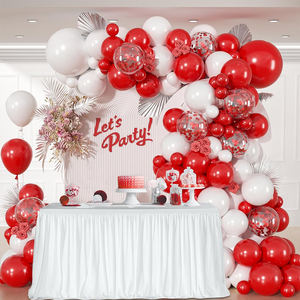Set di Palloncini in Lattice Rosso e Bianco di Alta Qualità Marca MIQI con Logo Personalizzato <span class=keywords><strong>per</strong></span> Tutti i Tipi di <span class=keywords><strong>Feste</strong></span> - Product Image 2