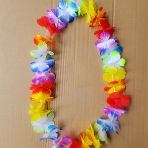 Ghirlanda di fiori hawaiani collane colorate decorazioni per feste estive in spiaggia - Product Image 1