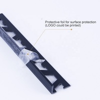Foshan Fushifu matériaux de construction modernes résine pvc L forme profil d'angle carreaux en plastique garniture de bordure pour la décoration de la maison