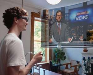 <span class=keywords><strong>Gafas</strong></span> Inteligentes AIR3 2025 con Pantalla de 16MP, Diseño Plegable, Pantalla OLED de 1080P, Asistente de IA y Realidad Aumentada - Product Image 1