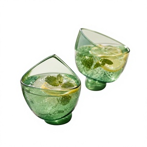 Vaso de Vidrio de Borosilicato Hecho a Mano con Logotipo Personalizado, 420 ml, para Whisky/Agua/Zumo, para Regalos Corporativos y Kits de Bienvenida Promocionales - Product Image 2