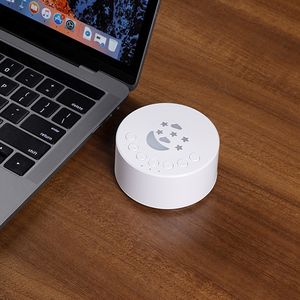 Mesin terapi Suara tidur, alat latihan tidur portabel warna musik lampu malam bayi putih Kebisingan tidur - Product Image 2