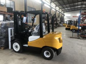 Diskon besar baru 3.5 Ton 4 roda Forklift elektrik peralatan angkat keseimbangan bertenaga baterai untuk ritel - Product Image 3