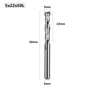 Fresa de extremo de compresión de carburo sólido SUPAL, herramienta de enrutador CNC, broca hacia arriba y hacia abajo, fresa espiral para madera - Product Image 3