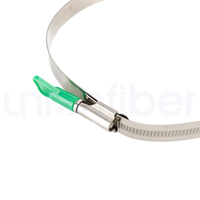Collier de serrage électrique en acier inoxydable pour poteau, fixation pour équipement FTTH et matériel de poteau utilitaire