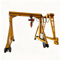 Mini-grue portative flexible à mouvement fluide 1-3 tonnes avec moteur, roulement et boîte de vitesses certifiée CE