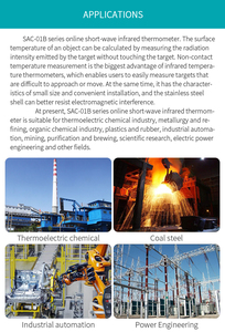 <span class=keywords><strong>Thermomètre</strong></span> infrarouge à ondes courtes en acier inoxydable <span class=keywords><strong>fiable</strong></span> OEM/ODM pour usage industriel - Product Image 5