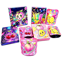 Sacs et boîtes personnalisés en Mylar 3.5g – Sacs holographiques refermables anti-odeur découpés à la forme avec boîtes pour emballage de 3.5g