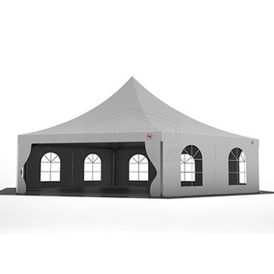 Tente Pagode Hexagonale Blanche Durable KENTEN 12x12, Tente Personnalisée pour Boutiques Éphémères/Aires de Restauration/Fêtes de Jardin/Fêtes de Cocktails - Product Image 2