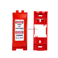 Cache-bouton universel en plastique pour verrouillage de commutateur électrique industriel (Lockout/Tagout)