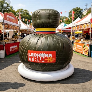 Modelo Inflable Gigante Personalizado <span class=keywords><strong>de</strong></span> Lechona Tolimana para Exhibición en Restaurantes Colombianos/Mercados <span class=keywords><strong>de</strong></span> Comida Latina y Eventos Callejeros - Product Image 3