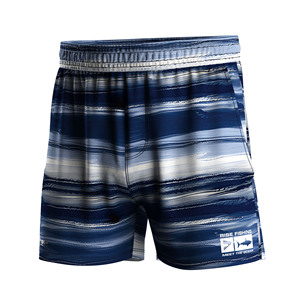 Shorts d'extérieur imprimés par sublimation avec deux poches latérales, antibactériens, pour hommes, plage, pêche, camping - Product Image 1