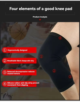 Genouillère de compression respirante antidérapante élastique pour le sport, soutien de jambe, protection de genou pour le basketball et la course, personnalisable
