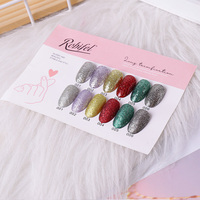 Hojo — Gel UV professionnel pour ongles, 9 couleurs, vernis Gel solide, petites collection d'ongles