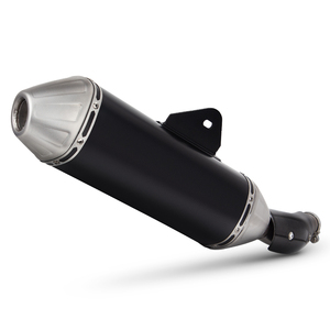 Scarico <span class=keywords><strong>Moto</strong></span> Slip-On per <span class=keywords><strong>Yamaha</strong></span> <span class=keywords><strong>Tenere</strong></span> 700 T700 Tubo di Scarico Modificato con Coperchio in Carbonio Silenziatore Collegamento Originale - Product Image 1