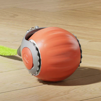 Jouet interactif intelligent pour animaux de compagnie, balle roulante automatique, jouet électrique à activation par mouvement pour chien et chat, OEM personnalisé disponible