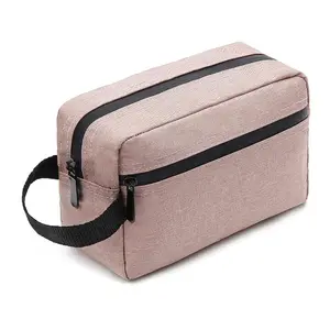 Custom Toiletry Bag Oxford Cloth Waterproof Shaving Make up Tools Storage Pocket with Zipper Shaving Cosmetic Bags