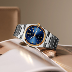 Montre pour homme Gohuos 8807, tendance mode, lumière nocturne, étanche, calendrier, bracelet en acier, montre à quartz haut <span class=keywords><strong>de</strong></span> gamme pour homme, pour le travail et les loisirs - Product Image 4