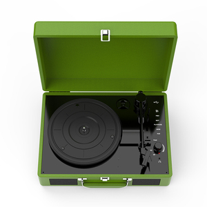 Gramófono de grabación de vinilo de alta calidad, sistema de sonido Vintage, <span class=keywords><strong>tocadiscos</strong></span> <span class=keywords><strong>para</strong></span> cine en casa con Auto-Stop - Product Image 2