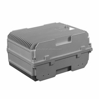 Boîtier de distribution extérieur en aluminium IP67 étanche moulé sous pression, anti-drone, avec revêtement poudré pour montage sur poteau -40~120°C, garantie 10 ans