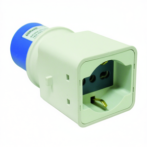 Schuko 2P+T Industrial <b>Plug</b> <b>Adapter</b> 16A 250V With Earth Pin For Electrical Equipment - Product Image 2