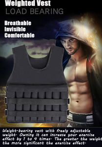 Chaleco con Peso Ajustable y Transpirable para Hombre y Mujer, Chaleco con Peso para Correr, Entrenamiento Escolar, Bolsa para Actividades al Aire Libre - Product Image 4