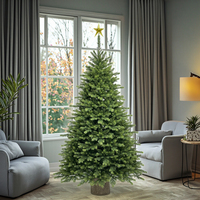 Premium Hochwertige Umweltfreundliche Aufklappbare Stehende 210cm Künstliche Weihnachtsbaum-Dekoration für Zuhause und Festliche Anlässe