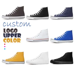 Xrh 2024 Mới Đến Của Phụ Nữ Mens Cao Top <span class=keywords><strong>Canvas</strong></span> Sneakers Hợp Thời Trang Màu Trắng Giản Dị Giày Trượt Ván Cho Nam Giới Tùy Chỉnh Sneakers OEM - Product Image 6