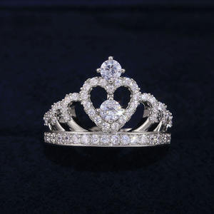 Anello da Donna F389 in Oro Bianco con Diamante Taglio Brillante Rotondo Colore G Naturale, Gioiello di Fidanzamento per Lei - Product Image 2