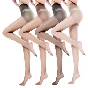 Hot Sale Women Sheer Tights 15 Denier Sexy Control Top Pantyhose With Reinforced Toes