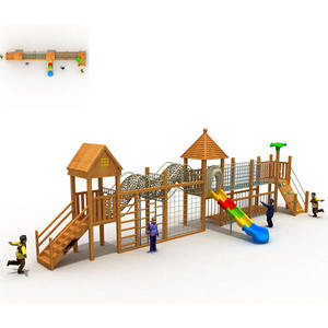 Aire de jeux extérieure populaire, toboggan combiné, équipement de jeux pour enfants, <span class=keywords><strong>parc</strong></span> d'attractions, design extérieur de forêt - Product Image 4