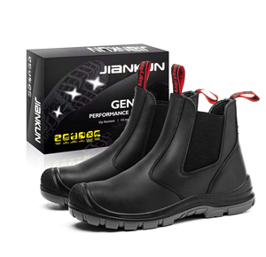 JIANKUN S3 Stivali <span class=keywords><strong>da</strong></span> Lavoro Industriali Caldi Resistenti all'Olio con Punta in Acciaio Antiurto Protettivi Antiscivolo per <span class=keywords><strong>Uomo</strong></span> e Donna - Product Image 3