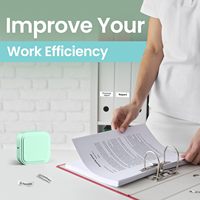 Phomemo D32 Mini étiqueteuse thermique petite imprimante d'étiquettes compatible avec téléphone pour l'école de bureau à domicile