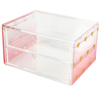 Gradien PS Makeup Organizer kotak penyimpanan kosmetik, Laci untuk kamar tidur, Meja rias untuk penata meja rias