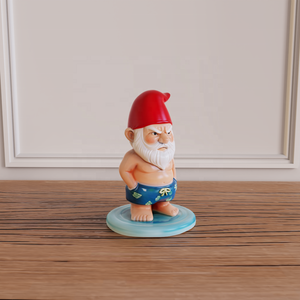 Figura Decorativa <span class=keywords><strong>de</strong></span> Gnomo <span class=keywords><strong>de</strong></span> Playa Divertido <span class=keywords><strong>de</strong></span> Resina Premium Personalizada para Navidad, Adorno <span class=keywords><strong>de</strong></span> Jardín, <span class=keywords><strong>Escultura</strong></span> Decorativa <span class=keywords><strong>de</strong></span> Verano, Fabricación al por Mayor - Product Image 5