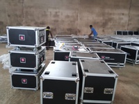Subwoofers duales de 15 pulgadas, los mejores altavoces profesionales de matriz de línea de sistema de sonido pasivo de 3 vías para Iglesia