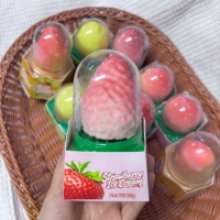 Heetverkopende, rechtstreeks van de fabriek, fruitvormige chocolade-ijsjes met citroensmaak, bevroren dessert