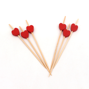 Palillos de Bambú Decorativos de Lujo con Logotipo Personalizado, Palillos Desechables de Madera para Barbacoa, Agitador de 120 mm para Frutas, Brochetas de Comida, Juego de Palillos para Cócteles - Product Image 4