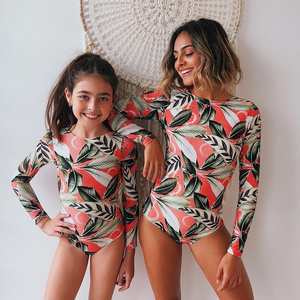JSN Customize Beachwear 2026 Sports <strong>UV</strong> Bodysuit One Piece Long Sleeves Print Backless Rash Guard Swimsuit Women Fitness <strong>Swimwear</strong> - Product Image 3