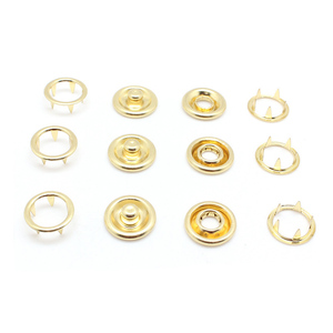 Bán Buôn Tùy Chỉnh Thời Trang Nhẫn Với Flatback <span class=keywords><strong>Prong</strong></span> Ngọc Trai Bốn Phần Kim Loại <span class=keywords><strong>Snap</strong></span> Nút Bền Vững Phong Cách Mạ Kỹ Thuật - Product Image 5