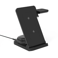 Kit de chargeur sans fil magnétique rapide Portable 15W 15W ensemble de tapis de charge sans fil de voyage pliable support de câble USB pour téléphone