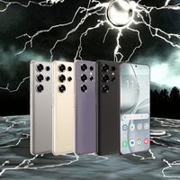 Smartphone Original S26 Ultra 2025 16GB+1TB Dual SIM Layar AMOLED Lengkung 4K 120Hz Kamera Belakang 108MP Buka Kunci Wajah Android 15 5G Pengisian Cepat 65W