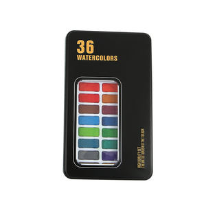 Kit de peinture aquarelle solide portable DIY pour enfants, avec impression personnalisée, pour artistes - Product Image 1