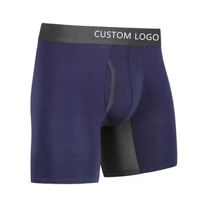 Vente en gros de caleçons respirants pour hommes, sous-vêtements de plage personnalisés en nylon et élasthanne tricotés - Product Image 3